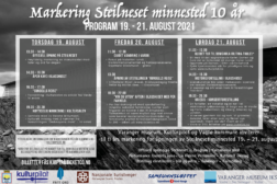 Markering Steilneset Minnested 10 år.